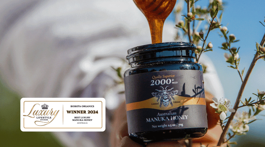 Biosota Organics Hailed as Best Luxury Manuka Honey in Australia by Luxury Lifestyle Awards