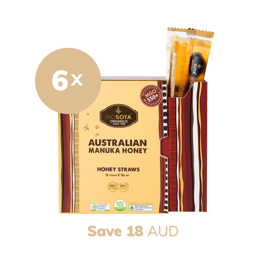 Manuka Honey MGO 550+ Honey Sticks value pack 6