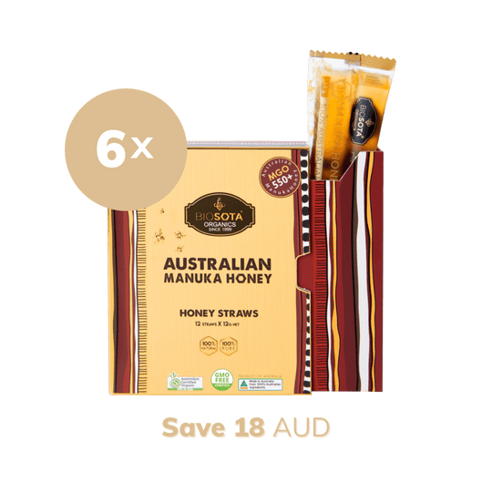 Manuka Honey MGO 550+ Honey Sticks value pack 6