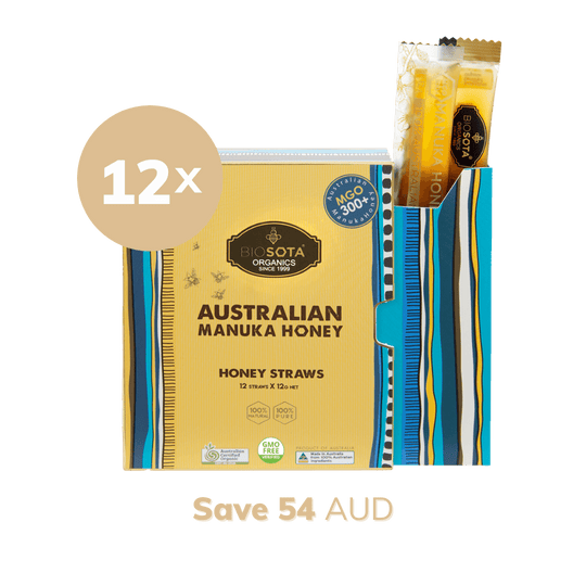 Manuka Honey MGO 300+ Honey Sticks value pack 12