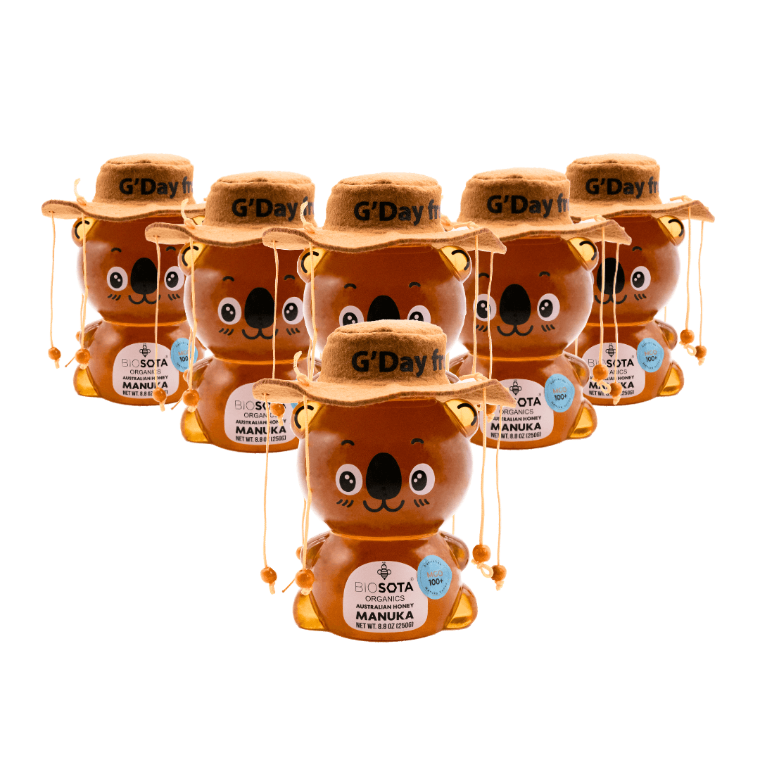 Australian Manuka Honey Koala bear MGO 100+ value pack of 6
