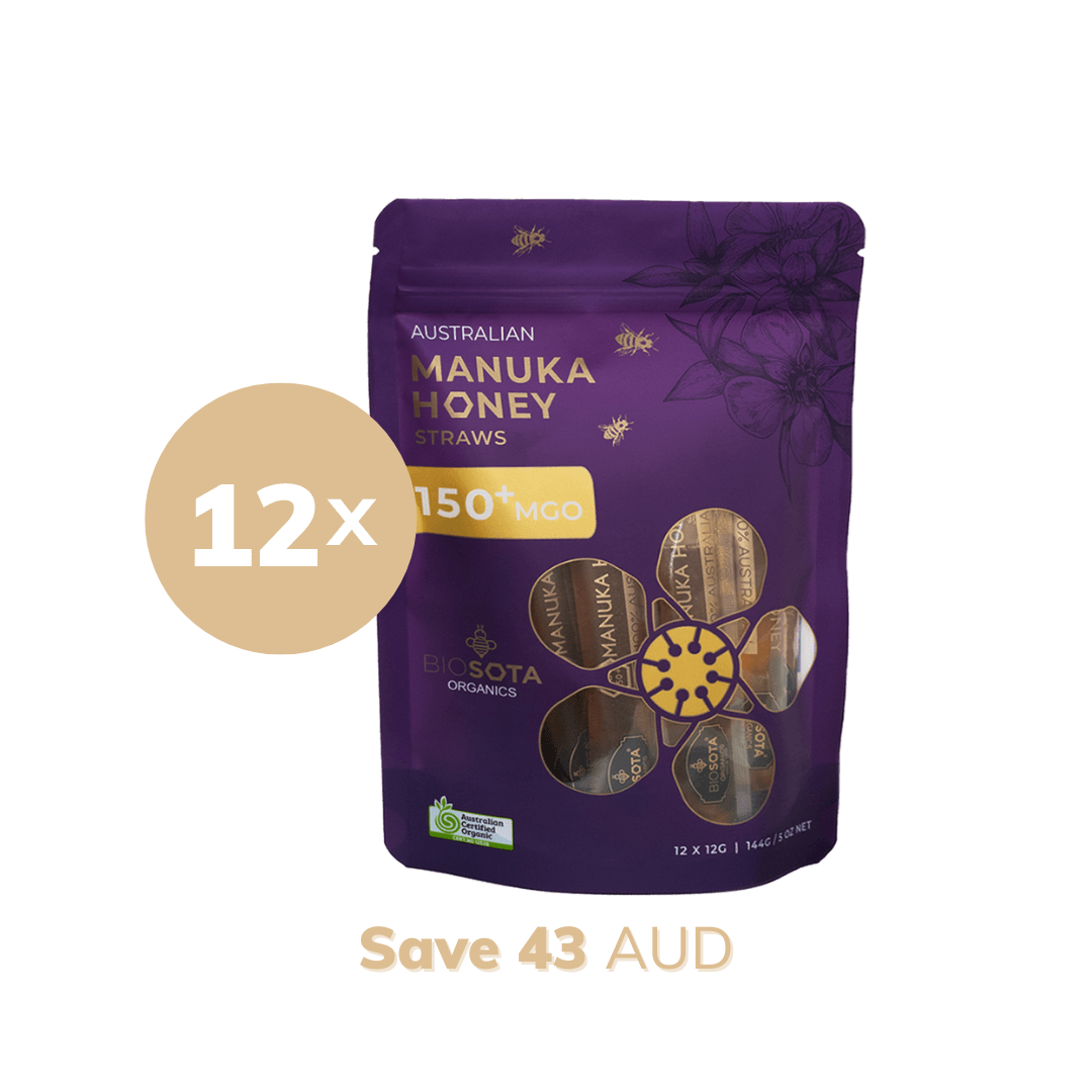Manuka Honey MGO 150+ Honey Sticks value pack 12