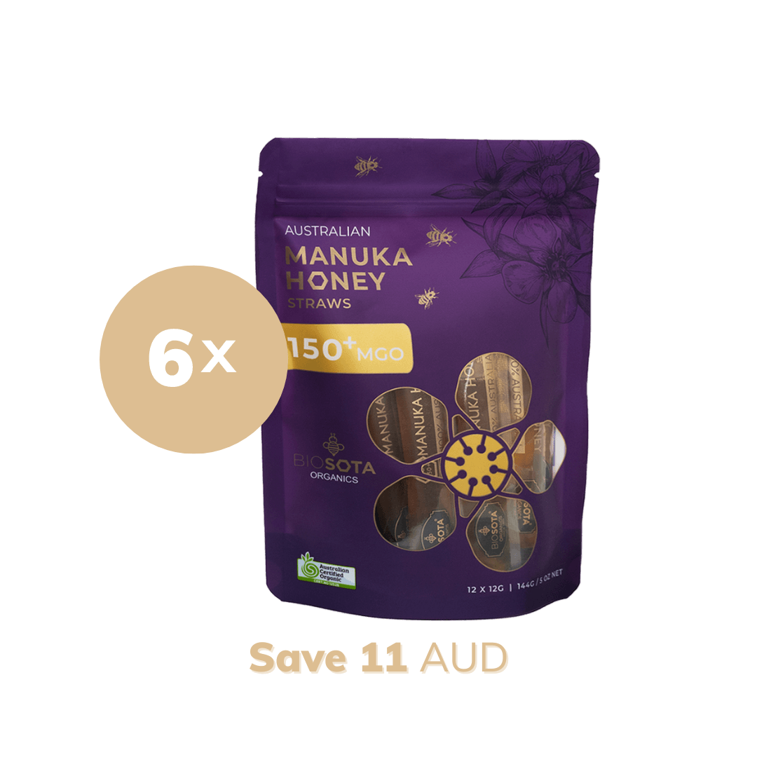 Manuka Honey MGO 150+ Honey Sticks value pack 6