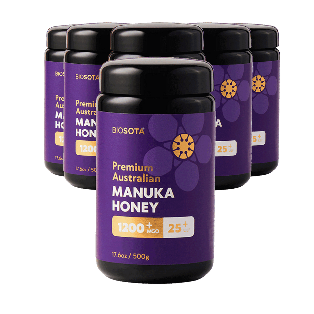 Medicinal Manuka honey MGO1200+ 500g glass jar value pack