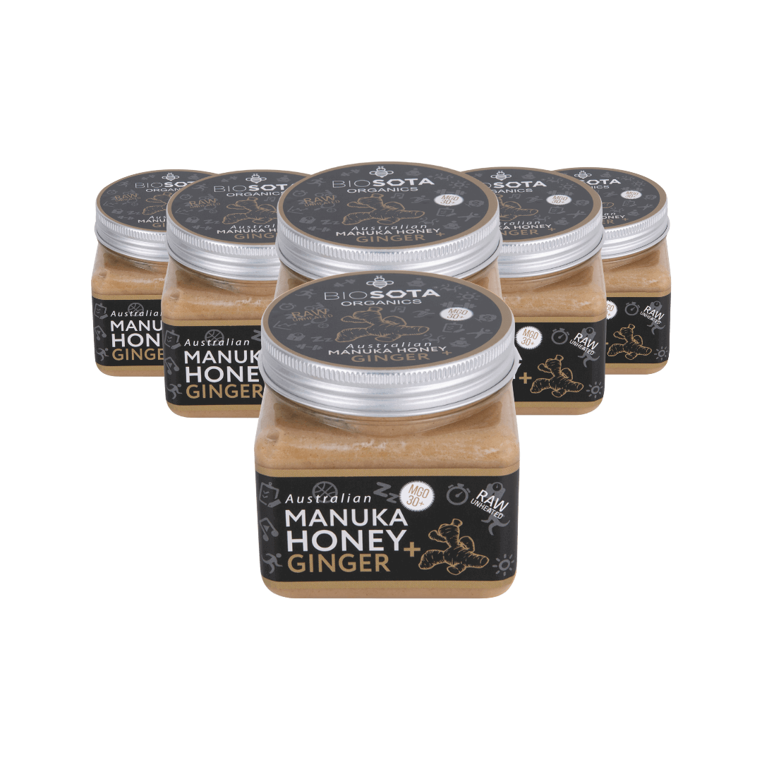 Manuka Honey MGO 30+ Ginger & Lemon Superfoods value pack