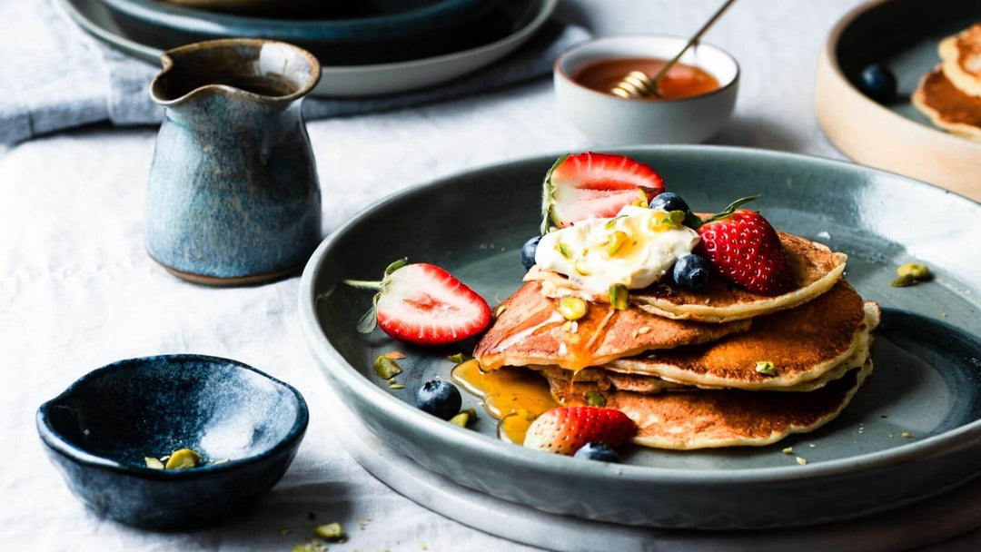 Breakfast in Bed —Spelt Pancakes Manuka Honey Recipe