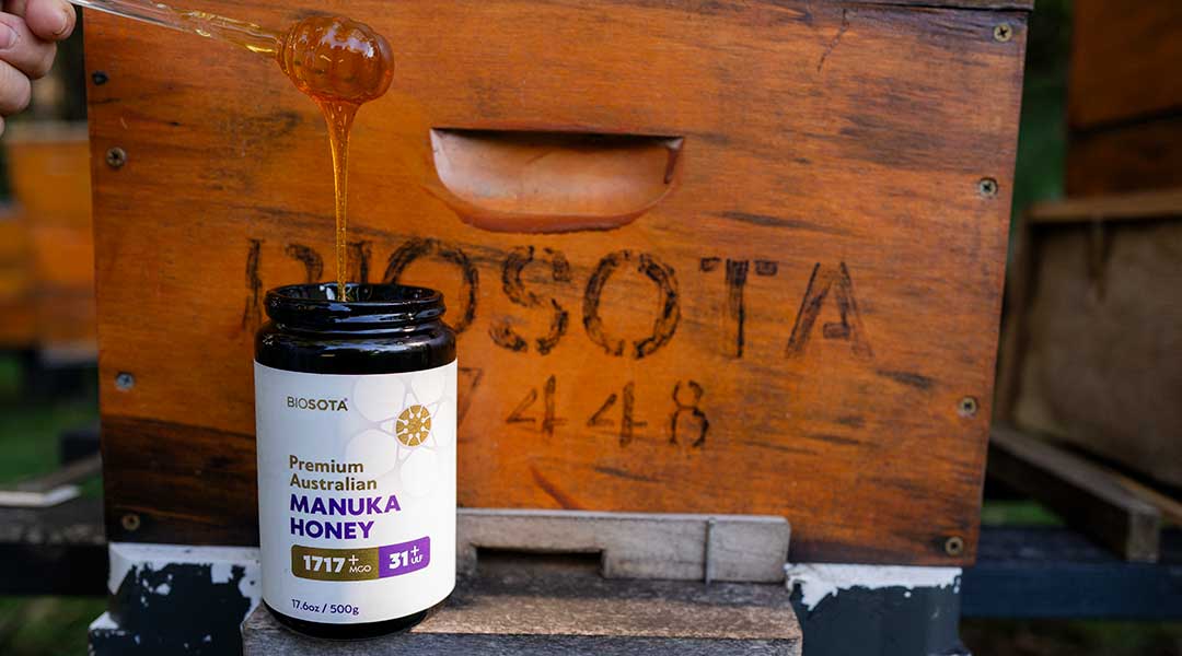 Biosota Organics Best Manuka Honey Brand for Purity Strength & Quality