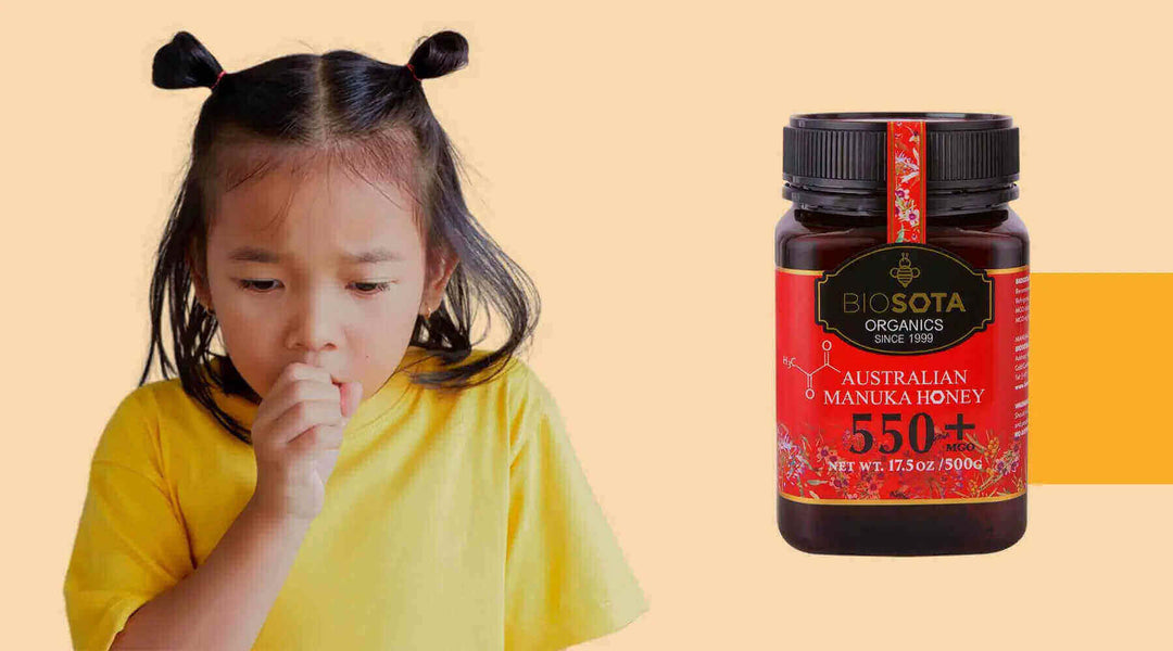Nutzen Sie die Kraft von Manuka-Honig bei Husten und Halsentzündungen.