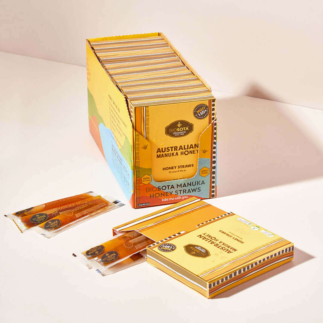 Bulk buy 12 value pack mgo 150 straws gift box