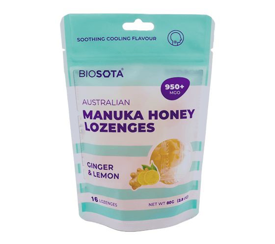 Manuka Honey Ginger 16 Dorps