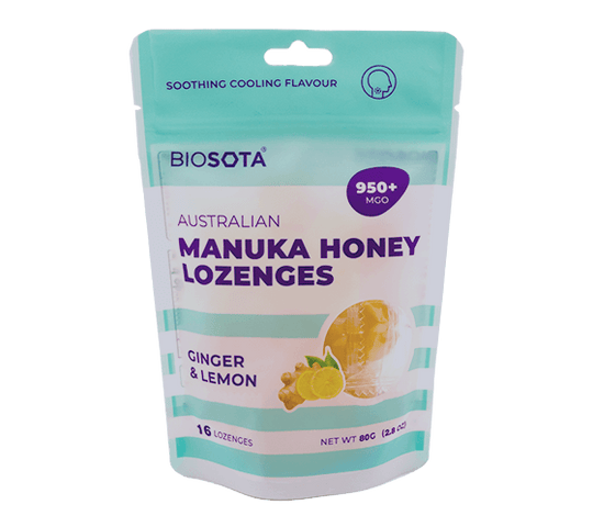 Manuka Honey Ginger 16 Dorps