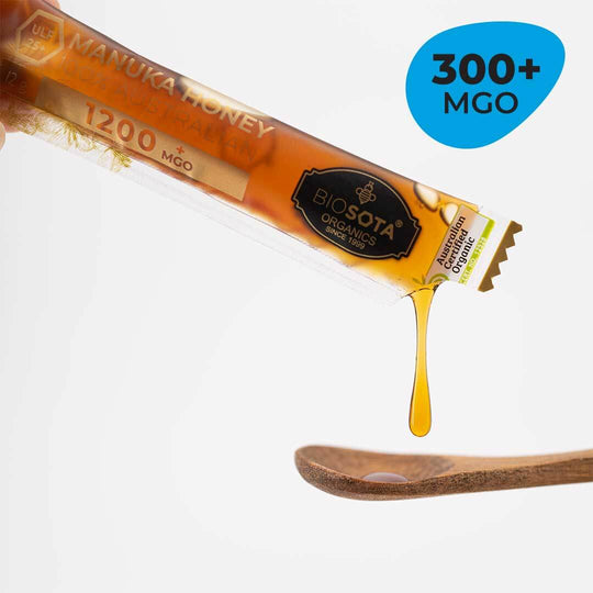 Biosota MGO 300+ Manuka Honey single-serve stick