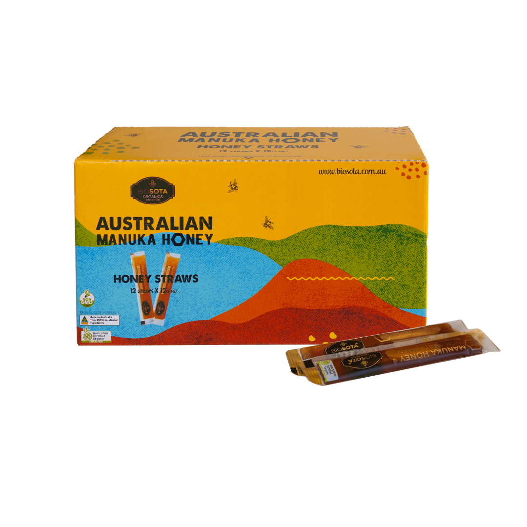 Biosota 90 pack of single-serve Manuka Honey sticks