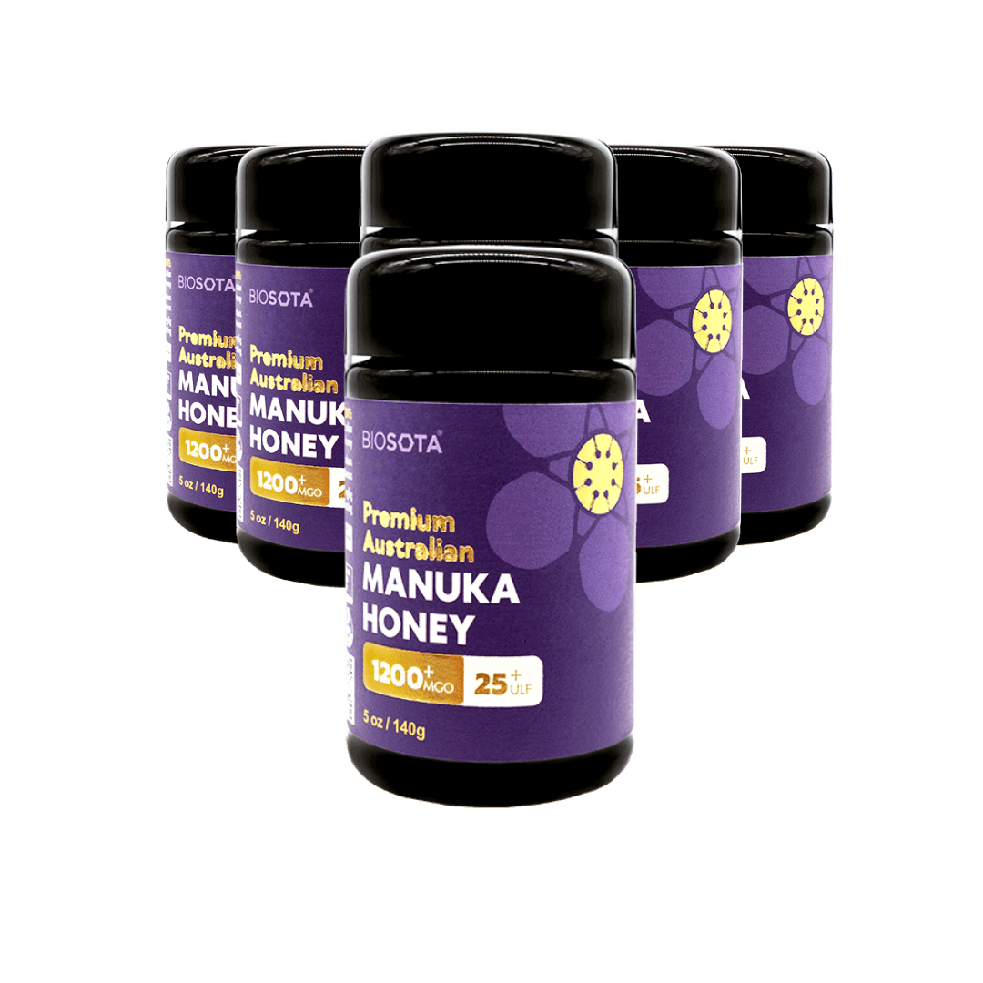 Medicinal Manuka honey MGO1200+ 140g glass jar value pack