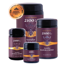 Load image into Gallery viewer, Manuka Honey MGO 2100+ Limited Edition Only 500 Jars 4 Sizes