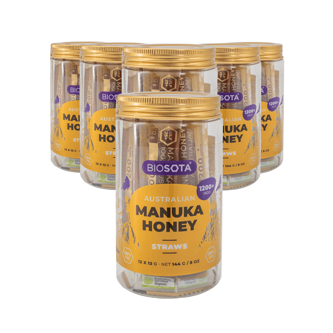 Biosota Manuka Honey Tube MGO 1200+ Value pack