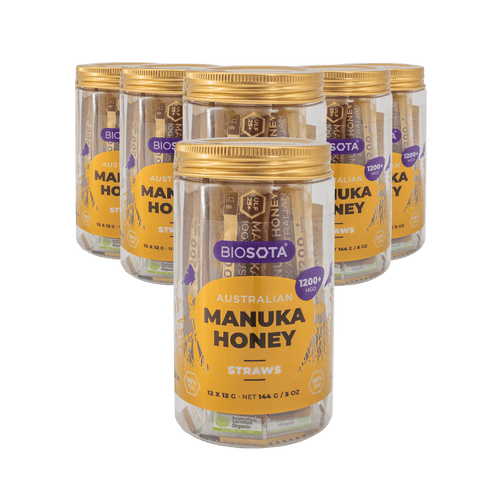 Biosota Manuka Honey Tube MGO 1200+ Value pack