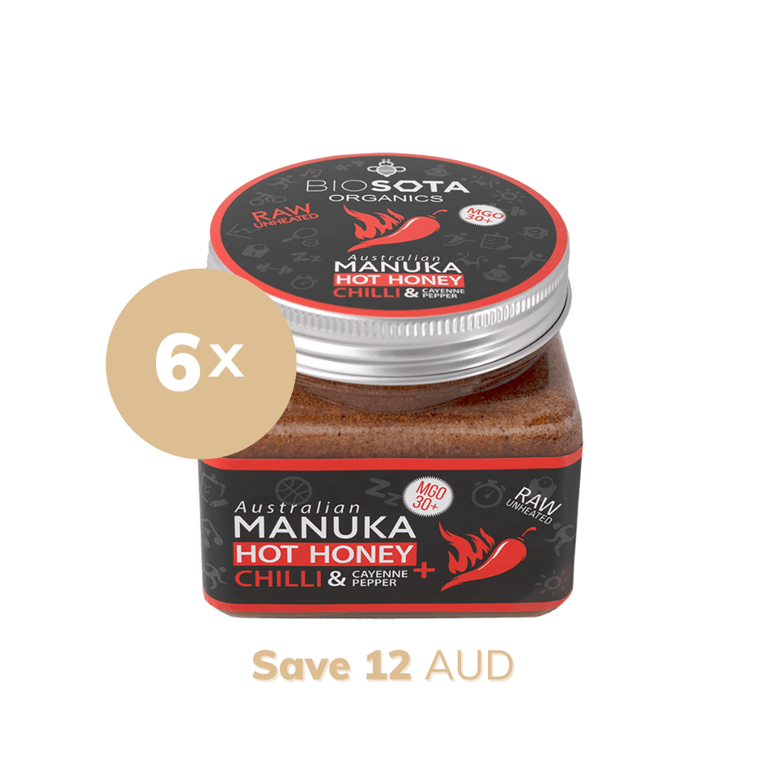 MGO 30+ Manuka hot honey Value Pack x 6