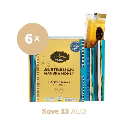 Manuka Honey MGO 300+ Honey Sticks value pack 6