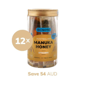 Manuka Honey Straws MGO 300 value pack 12