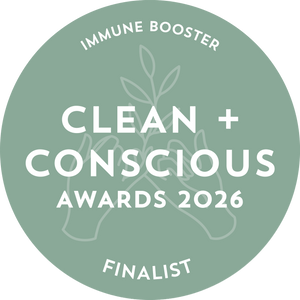 clean and conscious award 2026 finalist - immune booster badge