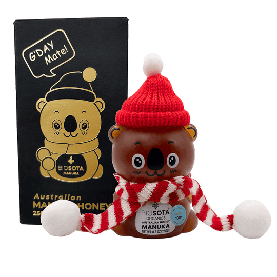 Manuka honey MGO 100+ boy Christsmas koala bear