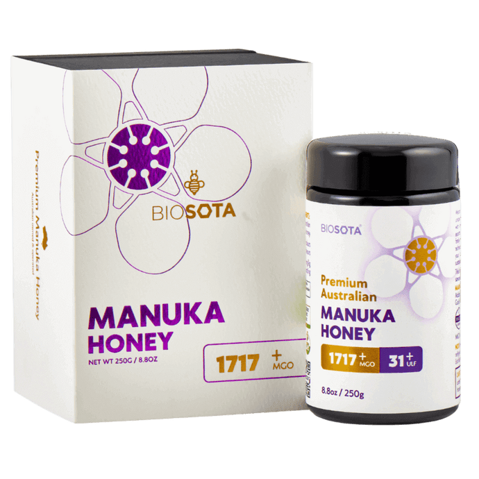 Manuka Honey MGO 1717 250g Gift Box Glass