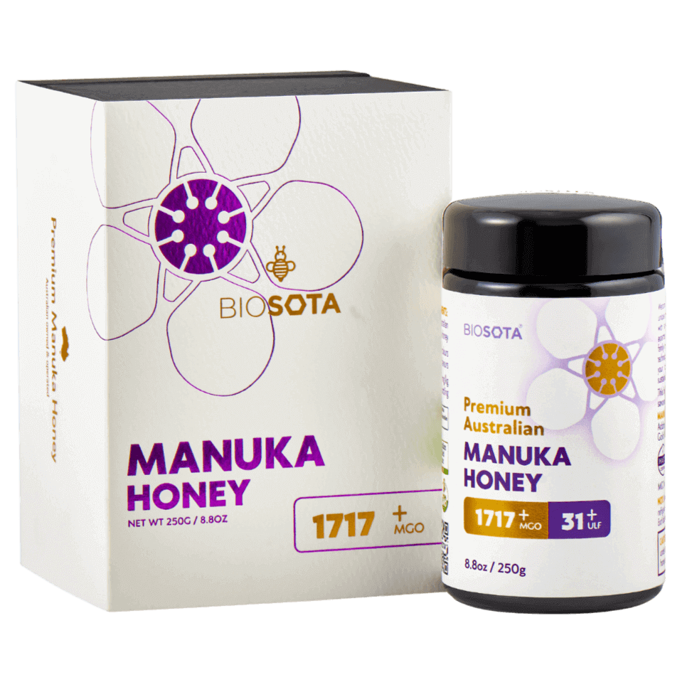 Manuka Honey MGO 1717 250g Gift Box Glass