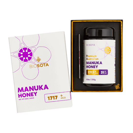 Manuka Honey MGO 1717 250g Glass Open Gift Box