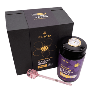 Biosota Organics Manuka Honey MGO 1200+ 500g luxury gift box