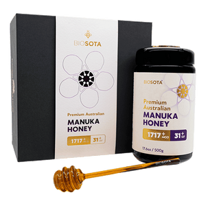 Biosota Organics Manuka Honey MGO 1717+ 500g luxury gift box