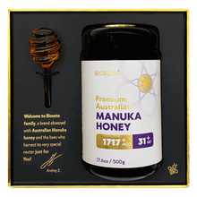 Load image into Gallery viewer, Biosota Organics Manuka Honey MGO 1717+ 500g luxury gift open box