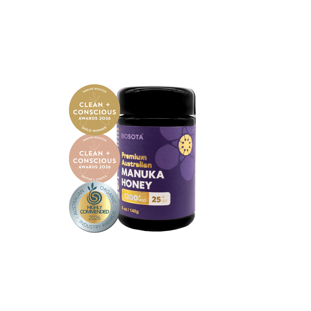 Medicinal Manuka honey MGO1200+ 140g glass jar
