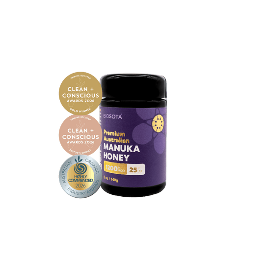 Medicinal Manuka honey MGO1200+ 140g glass jar