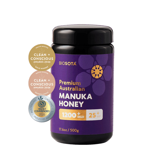 Medicinal Manuka honey MGO1200+ 500g glass jar