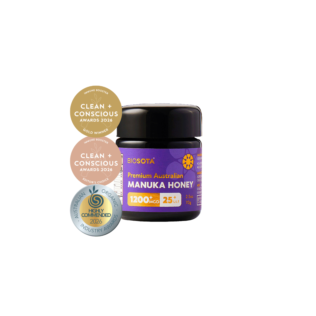Medicinal Manuka honey MGO1200+ 70g glass jar