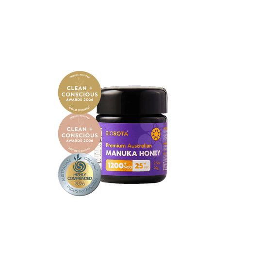 Medicinal Manuka honey MGO1200+ 70g glass jar