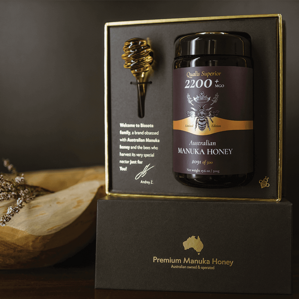 Australian Manuka honey Luxury Gift Box MGO 2200+ (500g)