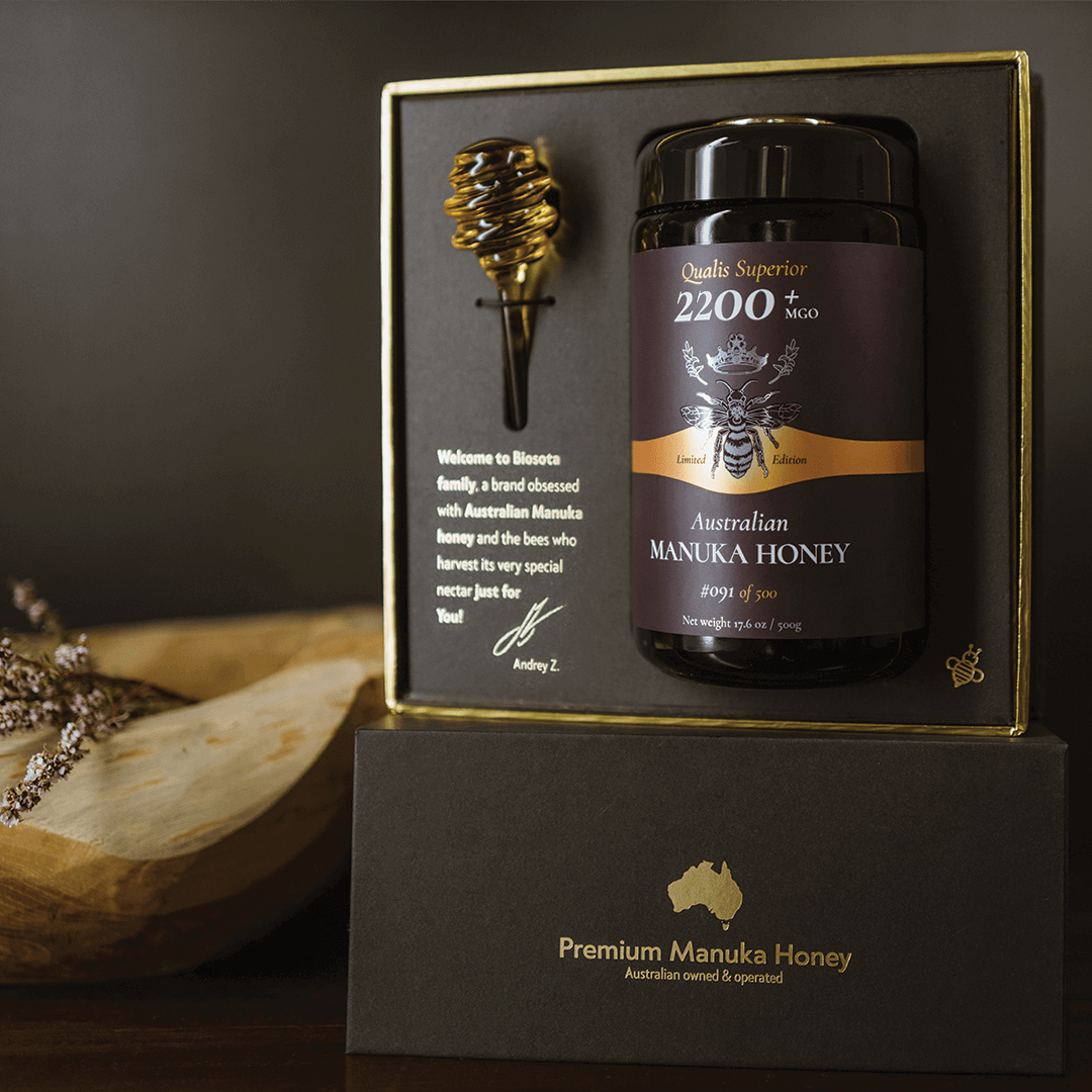 Australian Manuka honey Luxury Gift Box MGO 2200+ (500g)