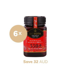 Medicinal Manuka Honey MGO 550+ 500g value pack of 6