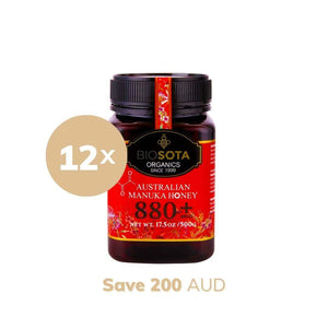 Medicinal Manuka Honey MGO 880+ 250g value pack of 12