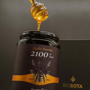 Biosota Organics World's Highest Strength Manuka Honey MGO 2100+