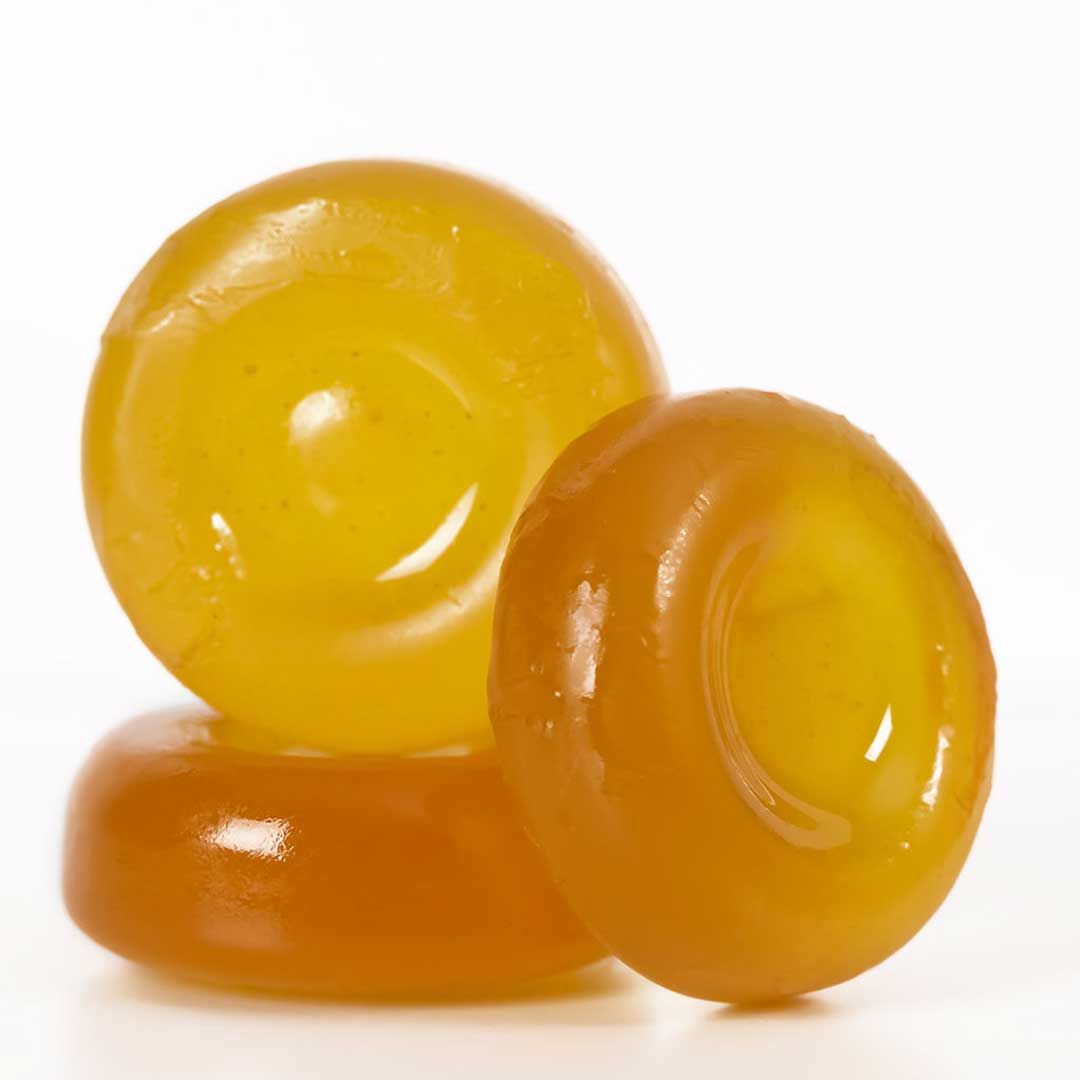Manuka honey drops ginger lemon