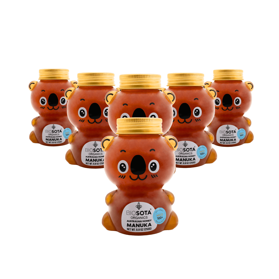 Australian Manuka Honey Koala bear MGO 100+ value pack of 6