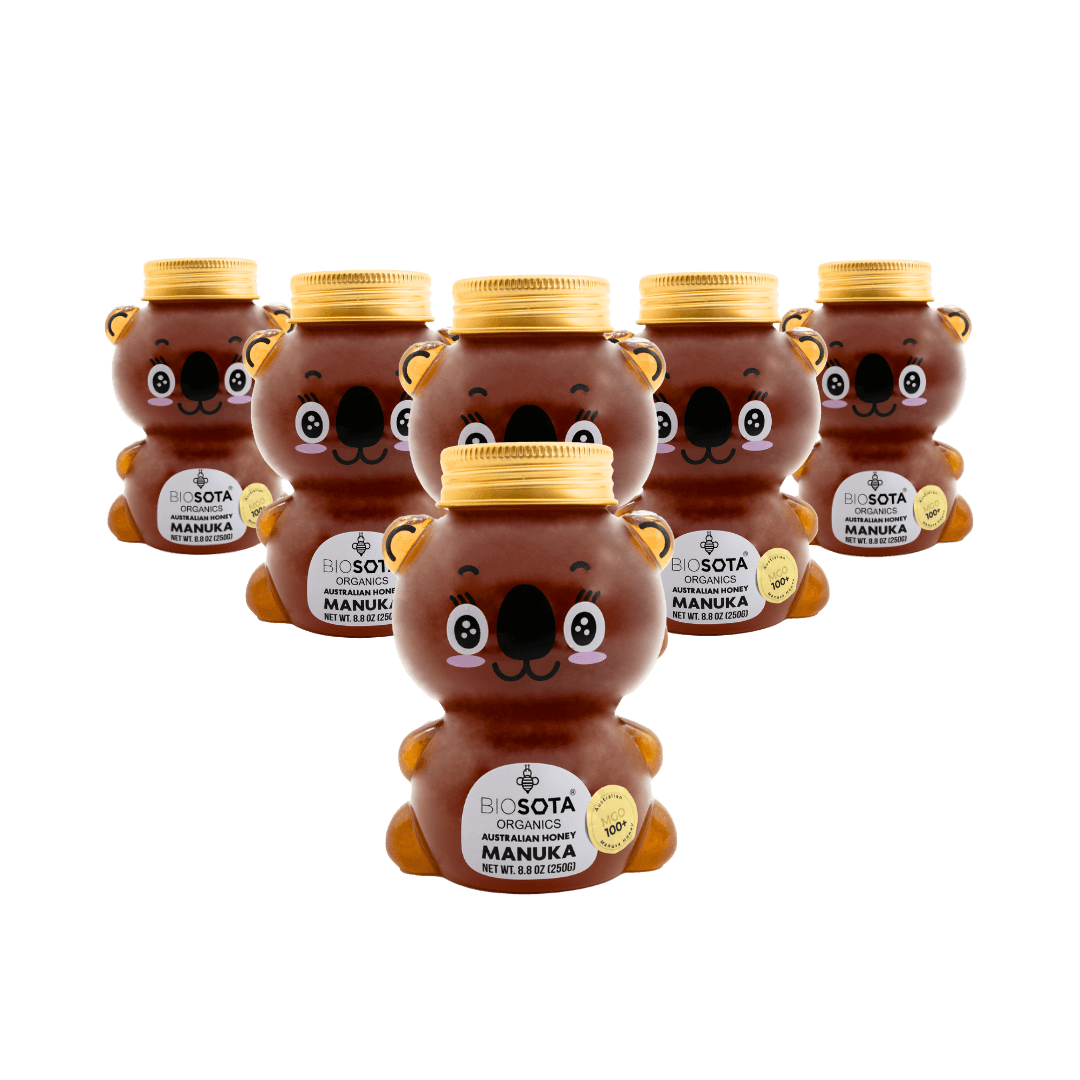 Australian Manuka Honey Koala Bear MGO 100+ value pack of 6