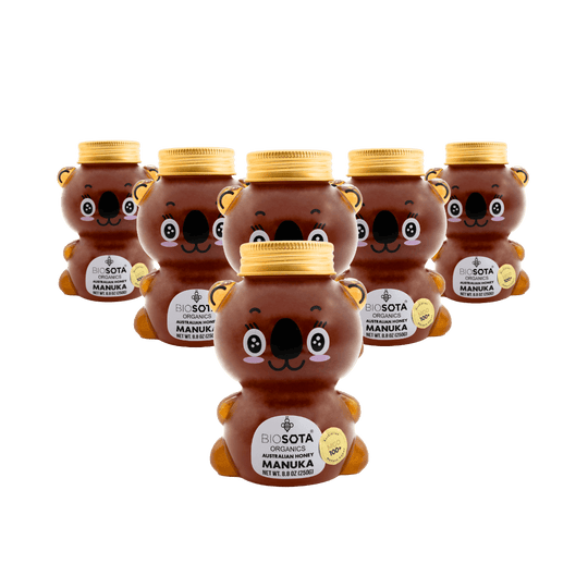 Australian Manuka Honey Koala Bear MGO 100+ value pack of 6