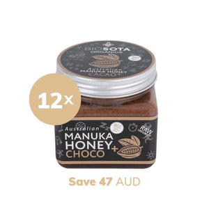 Manuka Honey MGO 30+ Cacao Superfoods value pack of 12