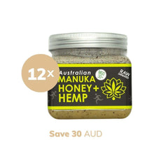 Load image into Gallery viewer, Manuka Honey MGO 30+ Hemp Superfoods value pack of 12