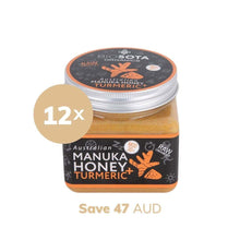 Load image into Gallery viewer, Manuka Honey MGO 30+ Turmeric &amp; Cinnamon Superfoods value pack of 12
