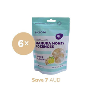 Manuka honey ginger drops value pack of 6